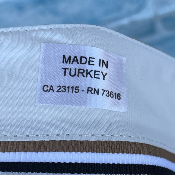 HUGO BOSS Stretch Twill Pants Regular Fit Signature Stripe size 4 - Picture 14 of 16